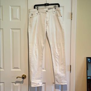AG-ED Denim White Jeans 33R
